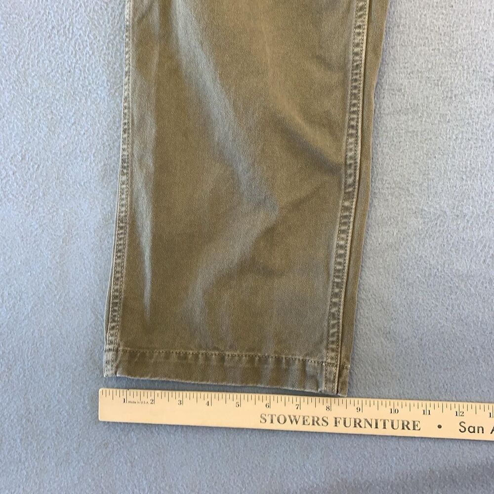 Gramicci Pants Mens Medium Olive Cotton Twill Elastic Waist Climbing Hiking - Picture 3 of 8